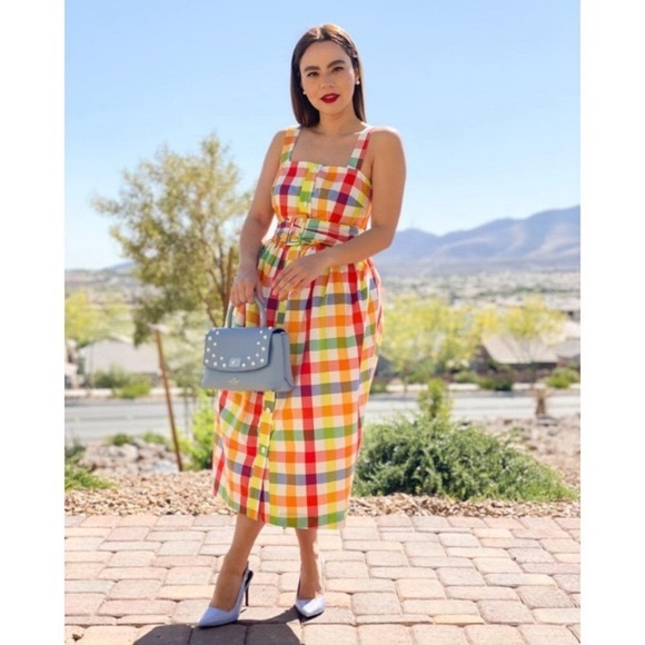 CHRISTOPHER JOHN ROGERS X TARGET Plaid Dress RARE - Picture 8 of 17